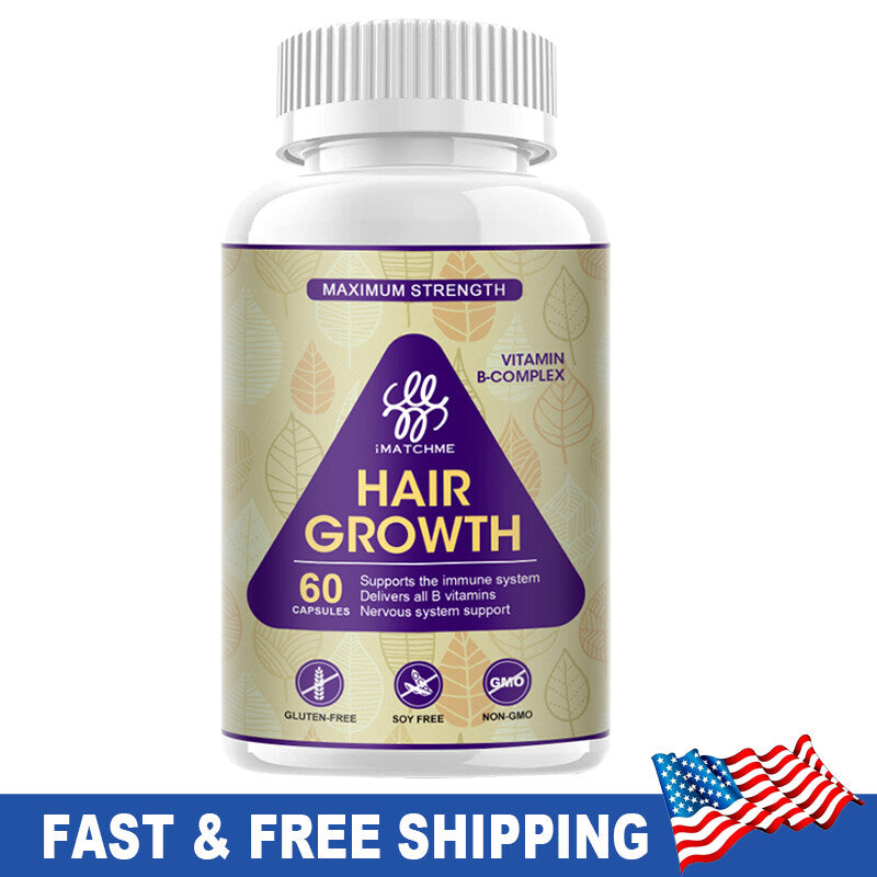 Hair Growth Herbal Supplement Pills 5000mg - Fast Results