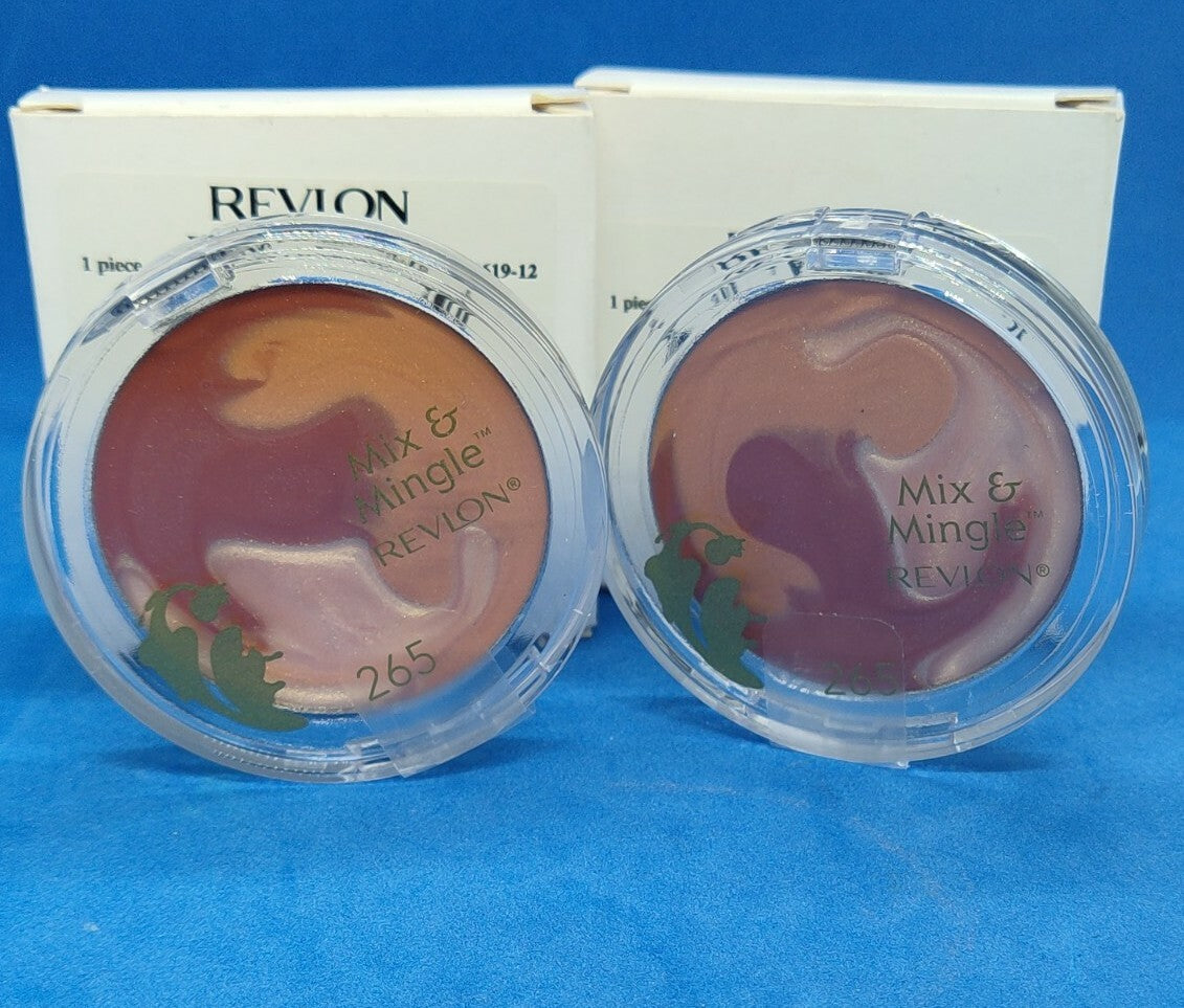 Revlon Mix & Mingle Lip Gloss Lip Palette 265 Hello Honey - Nude Beige Set