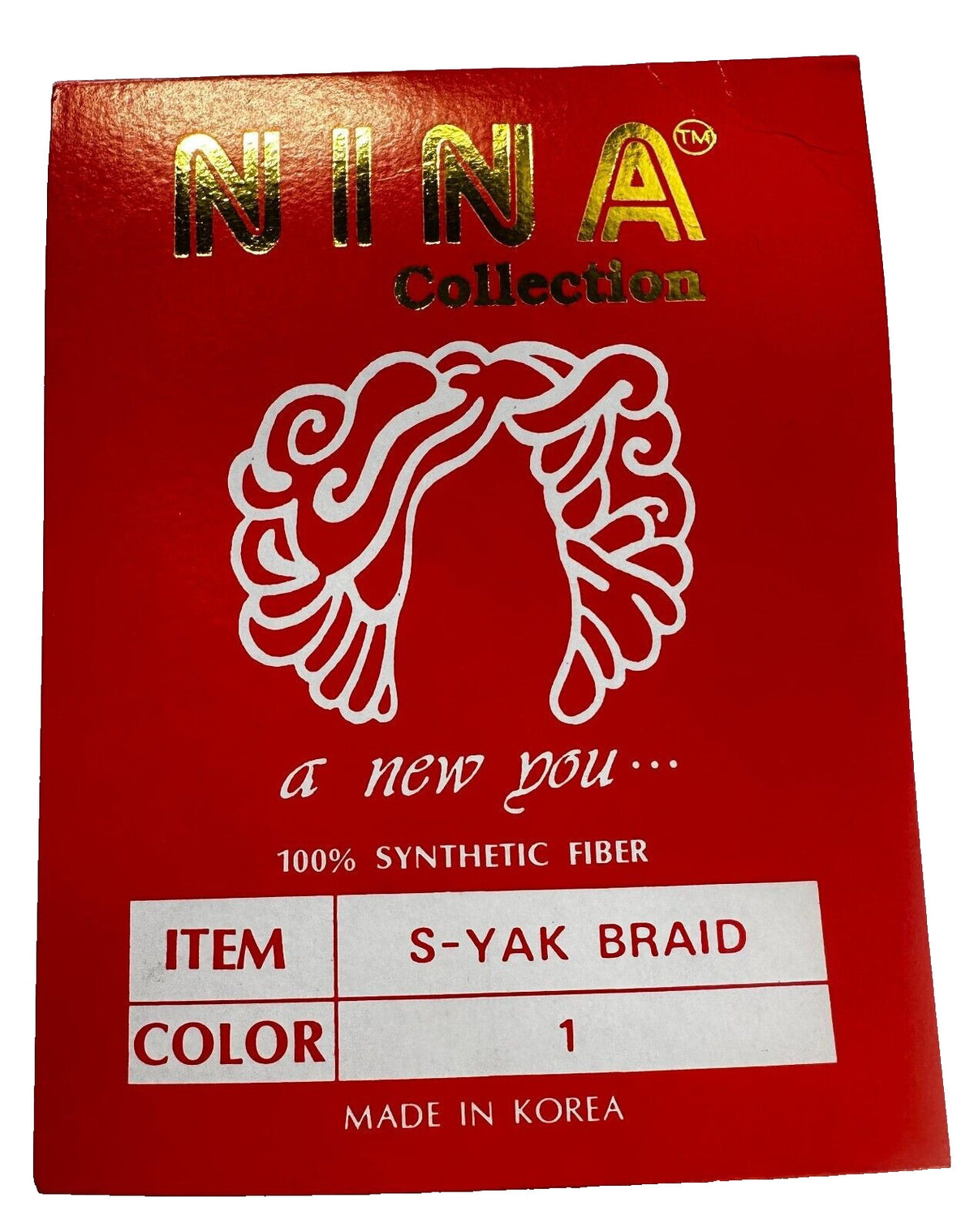 Nina Collection 27-Inch Black Synthetic Hair Weave Extension for Women
