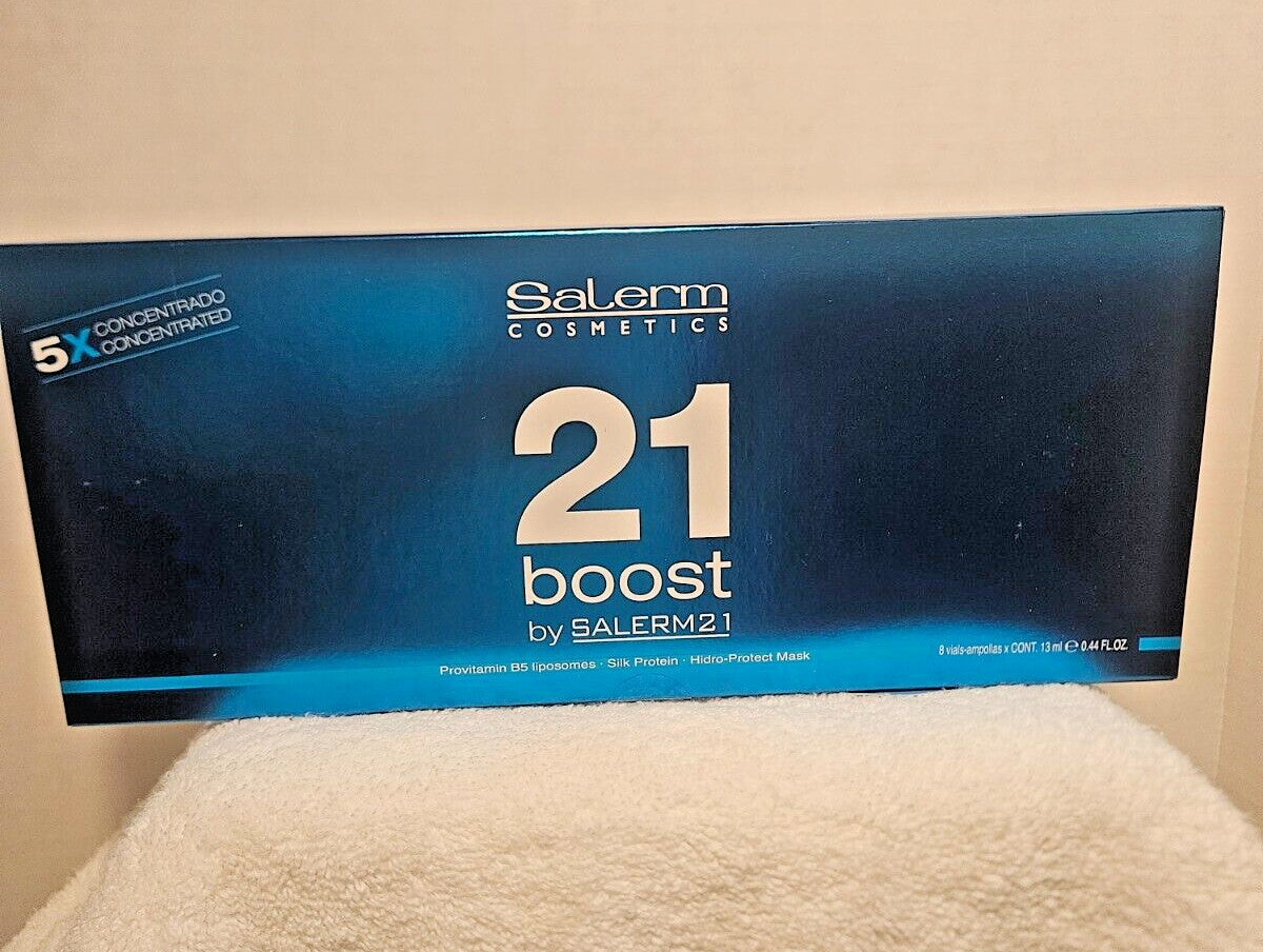 Salerm 21 Boost Hair Mask - 8 Vials of Nourishing Hair Treatment