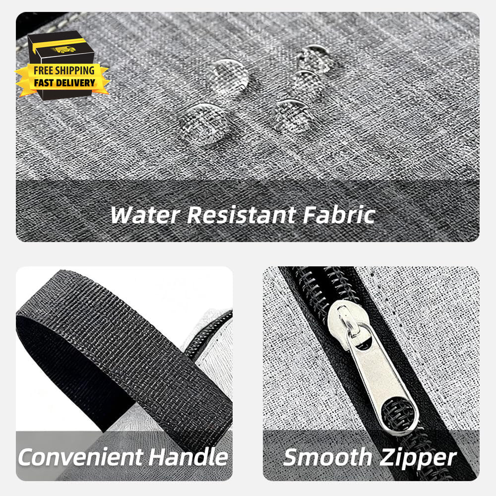 Water-Resistant Travel Toiletry Bag for Men & Women, Small Cosmetic Organizer