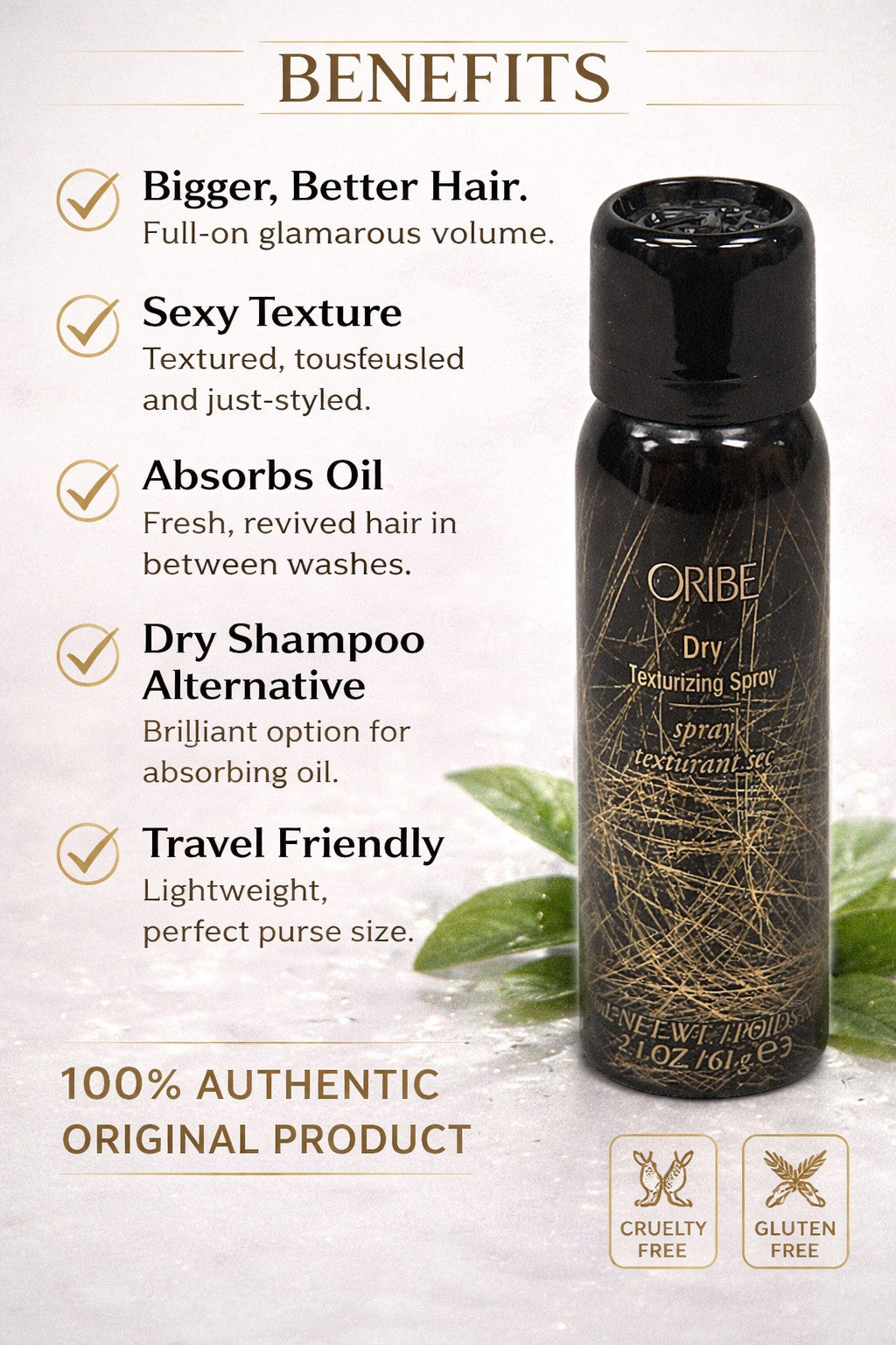 Oribe Dry Texturizing Spray Travel Size 2.1 oz Hair Volumizer
