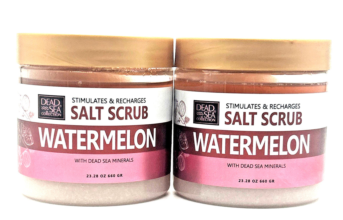Dead Sea Collection Watermelon Exfoliating Mineral Salt Scrub, 2-Pack