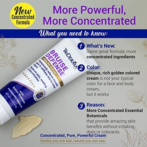 Bruise Defense Healing Cream with Arnica – 4.2 oz