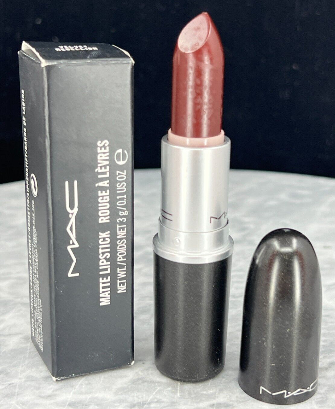 Matte Lipstick - Velvet Rebellion, 0.1oz, Authentic Mac Lip Color