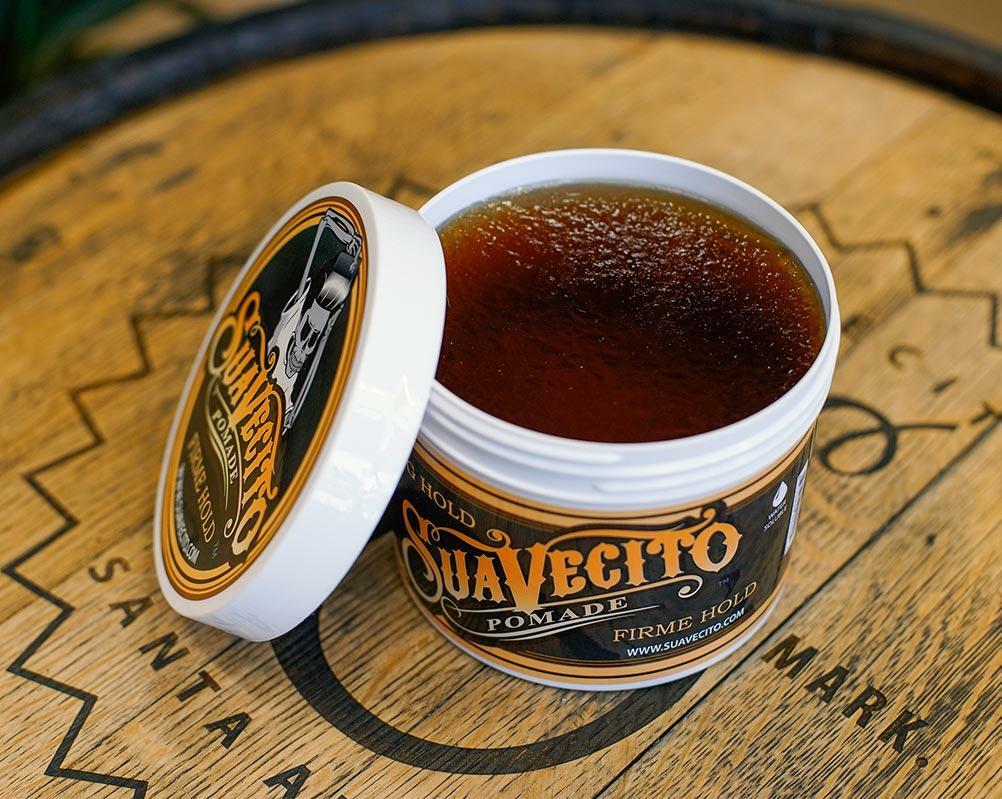 Suavecito Firme Strong Hold Hair Pomade 32 oz. Jumbo Tub - Water Washable, Professional-Quality