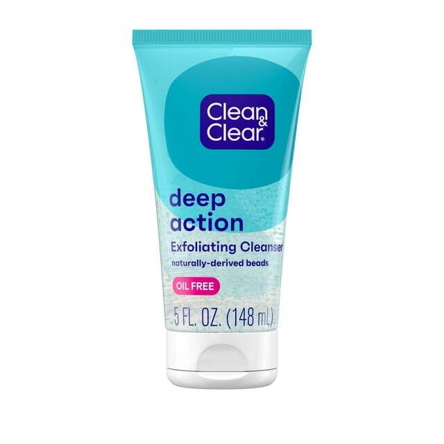 Clean & Clear Deep Action Exfoliating Facial Scrub Oil-Free