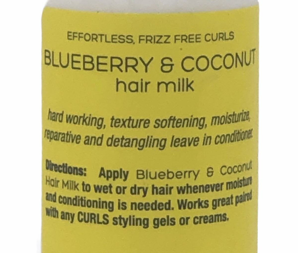 3 Pack Blueberry & Coconut Leave-In Hair Conditioner for Curly & Kinky Hair 8 oz