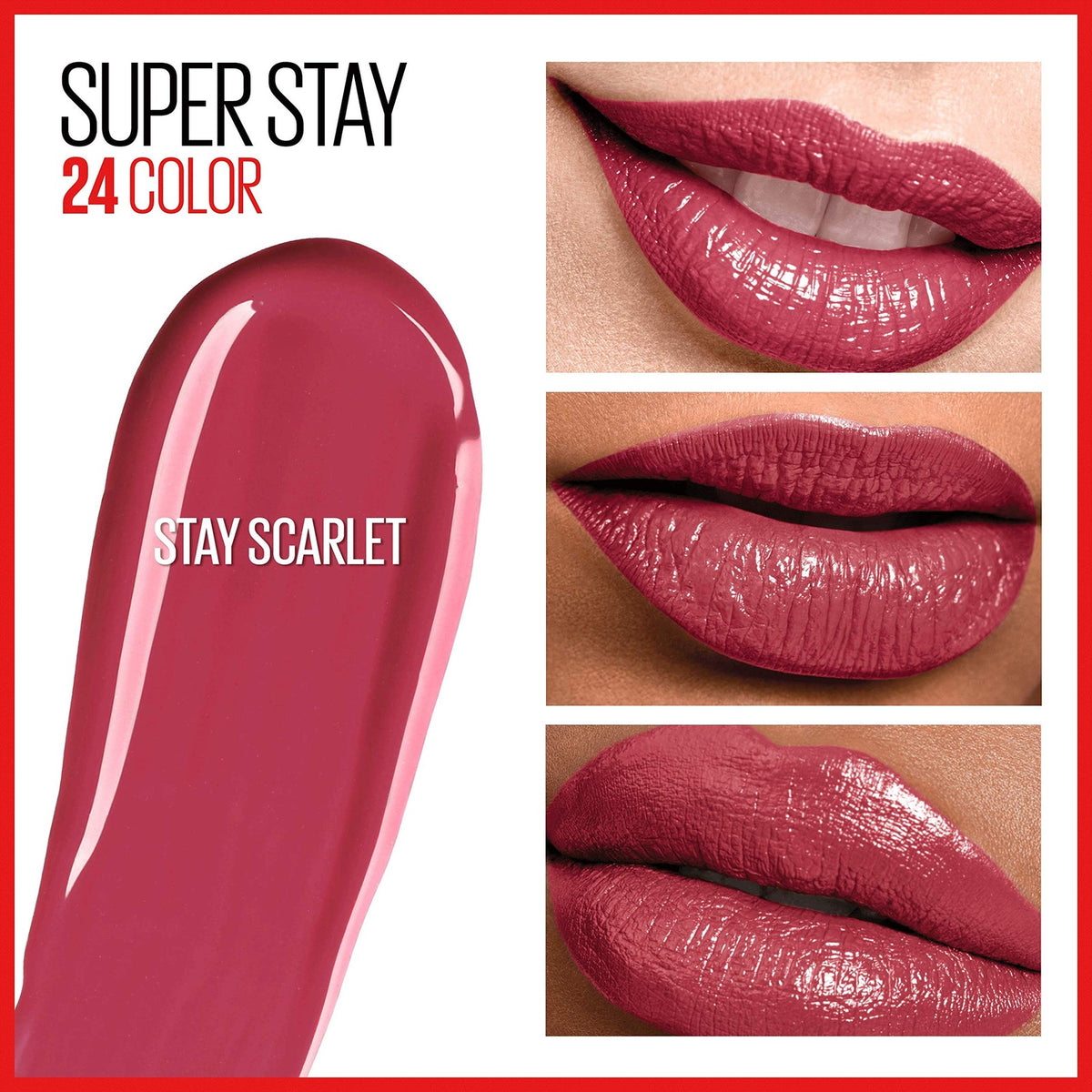 Long Lasting Liquid Lipstick with 2-Step Micro-Flex Technology - Stay Scarlet