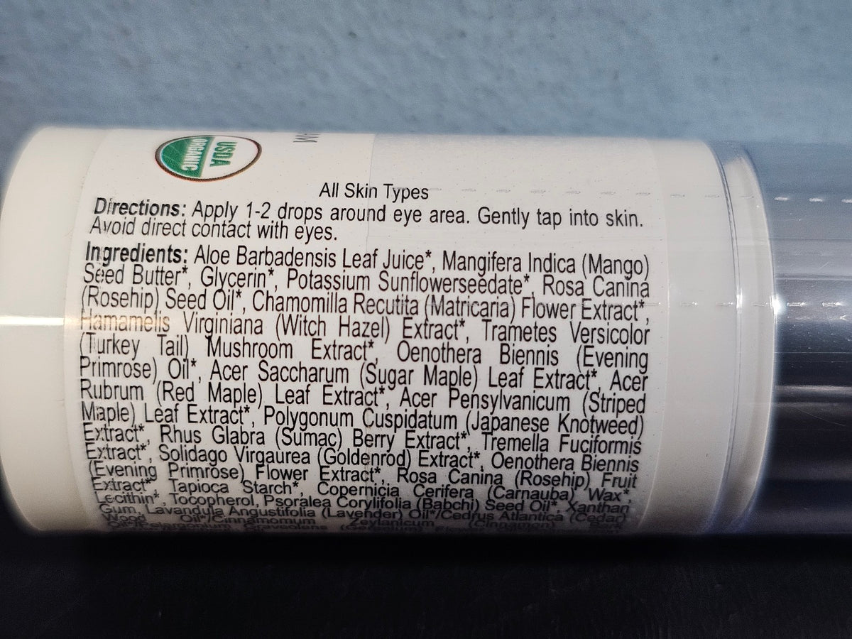 Organic Age-Defying Eye Cream - Hydrating & Nourishing 0.5 oz / 15 mL