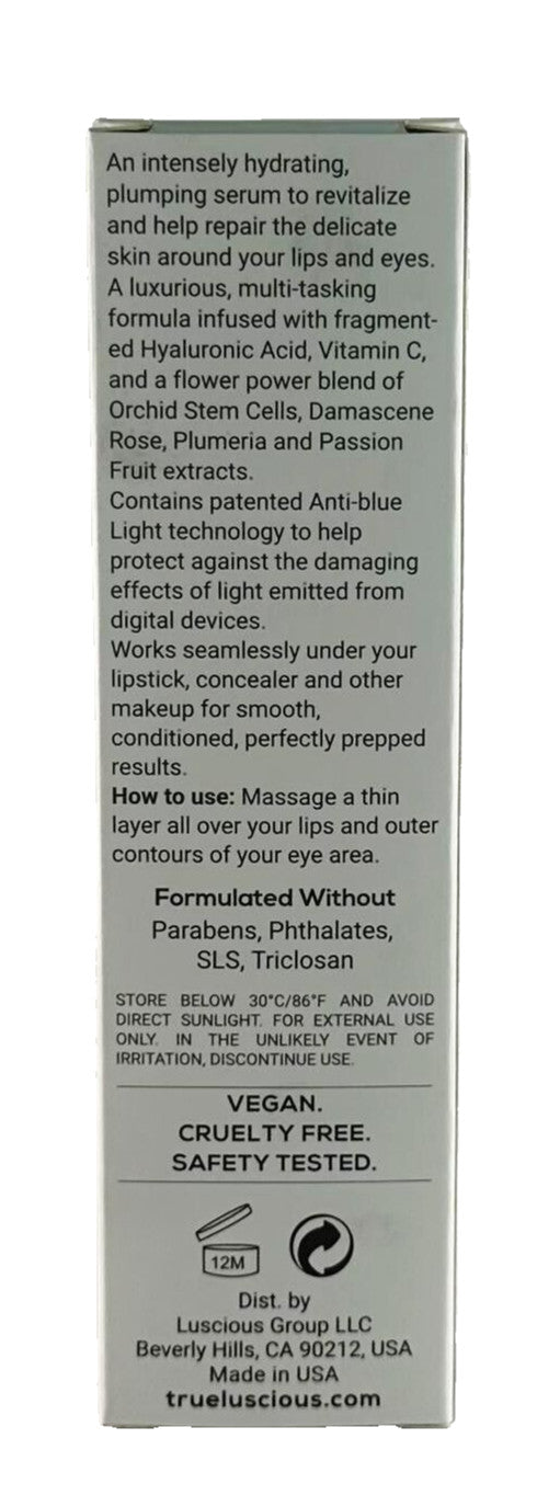 Hydrating Lip & Eye Serum - 14ml Plumping & Anti-Aging Treatment