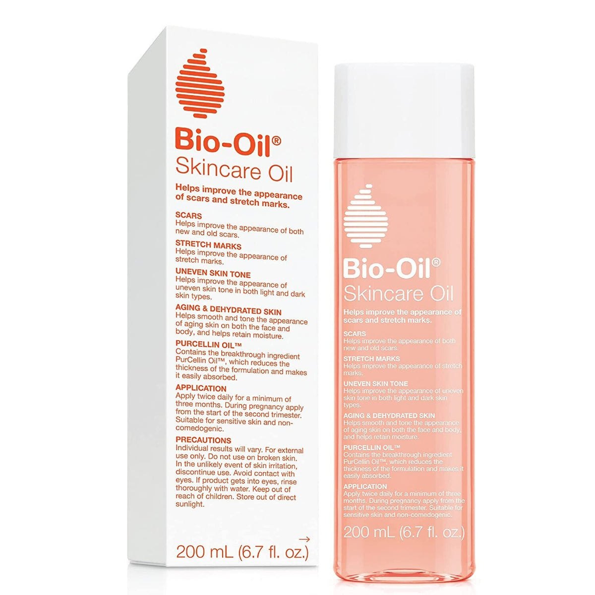 Bio-Oil Skincare Oil 6.7 oz Vitamin A E Scar Stretch Mark Dry Skin