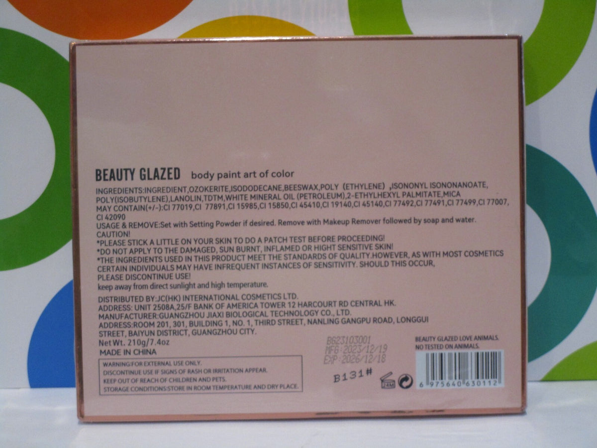 Body Paint Makeup Art of Color Glazed 7.4oz for Creative Body Art