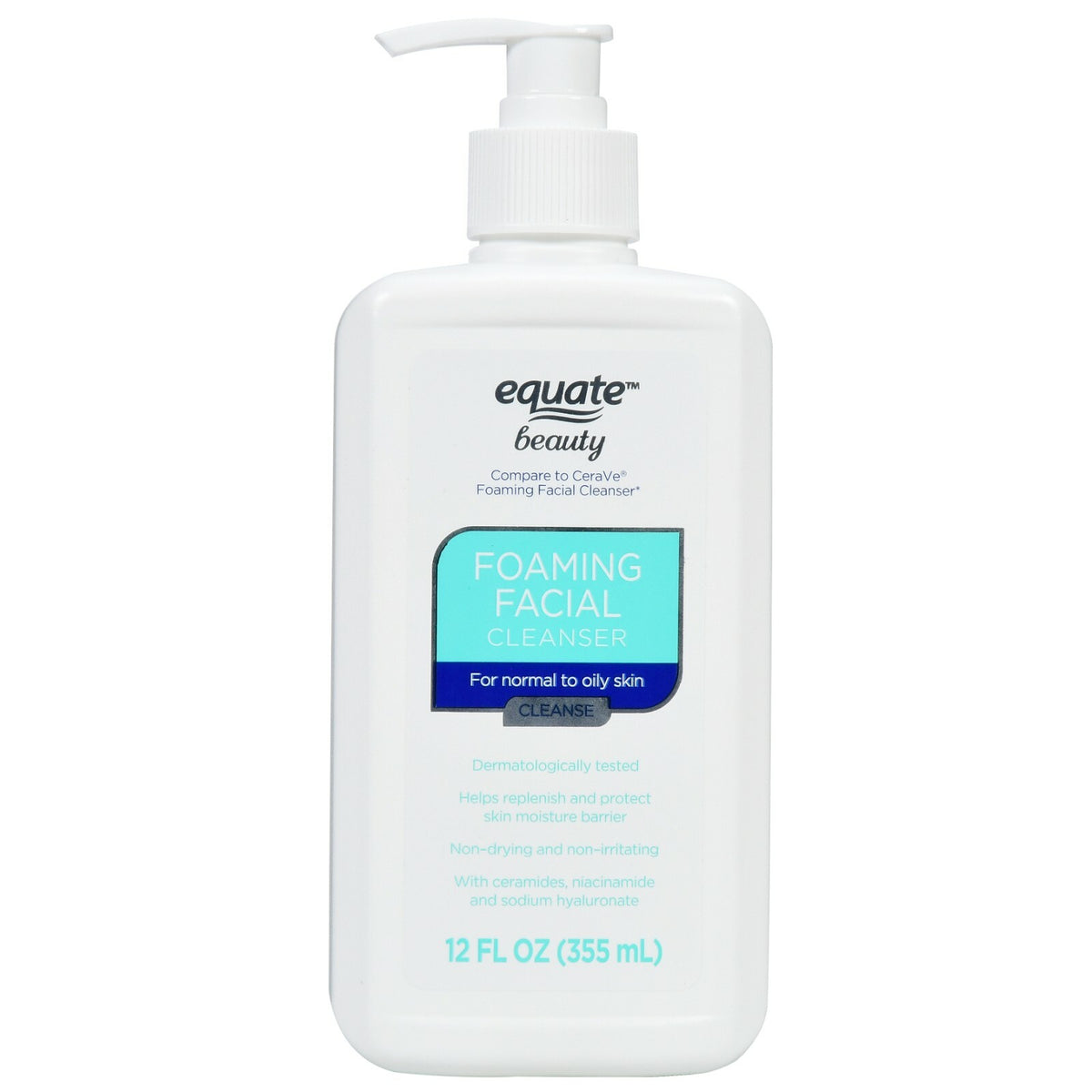 Foaming Facial Cleanser for Normal to Oily Skin - 12 oz