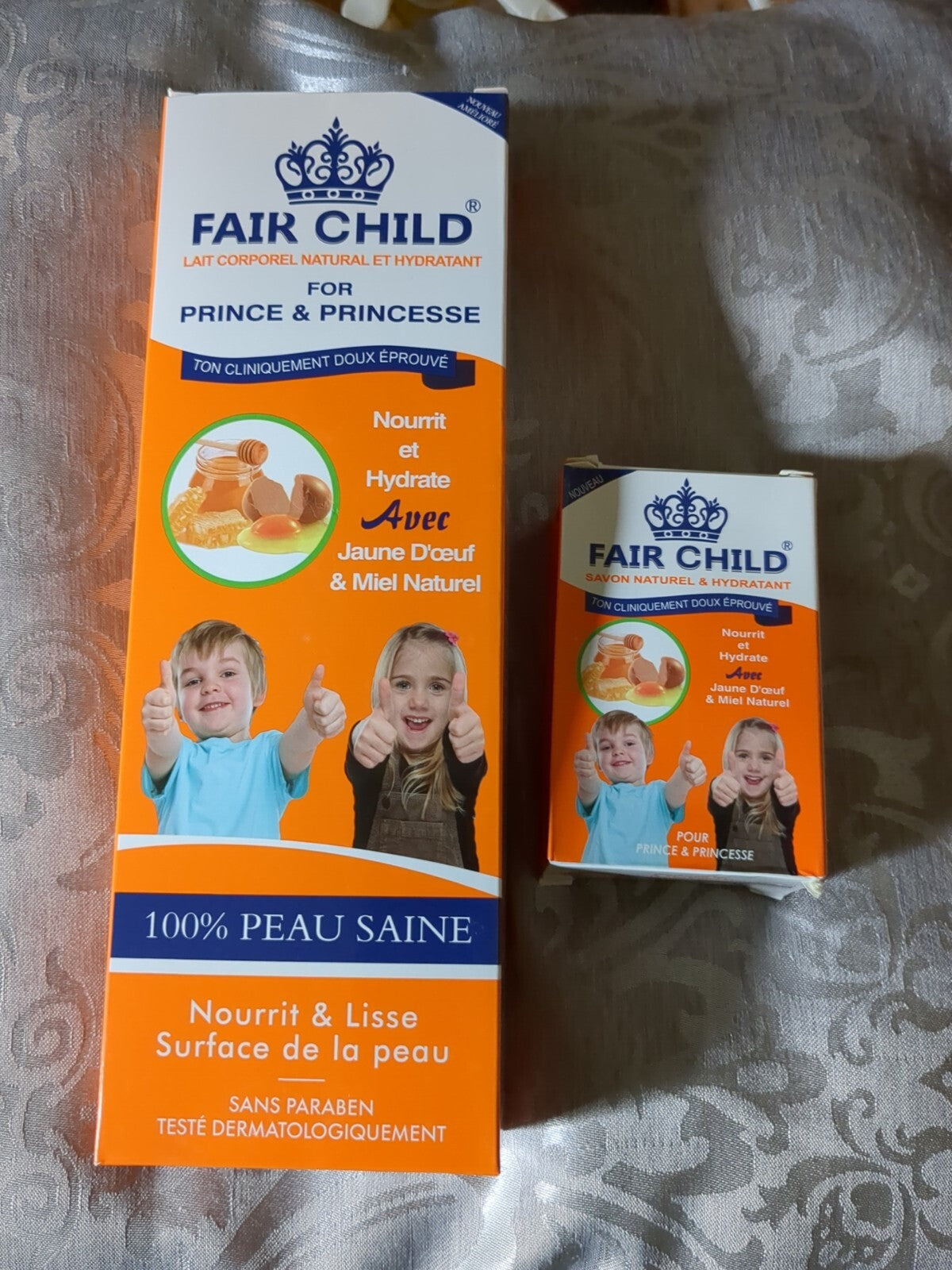 Egg Yolk & Honey Body Lotion with Soap Bar for Kids & Teens