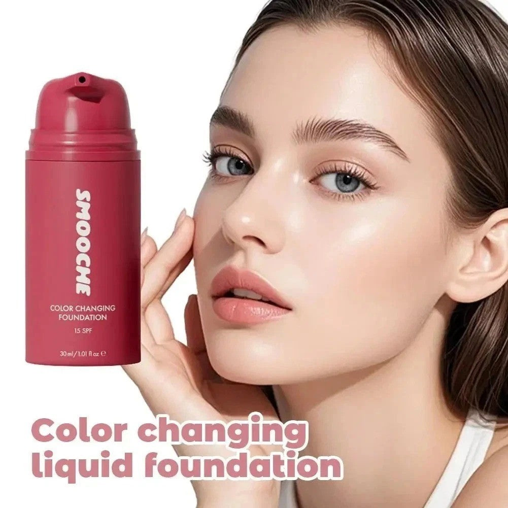 Color Changing Foundation 30ml Self-Adjusting Natural Coverage Makeup