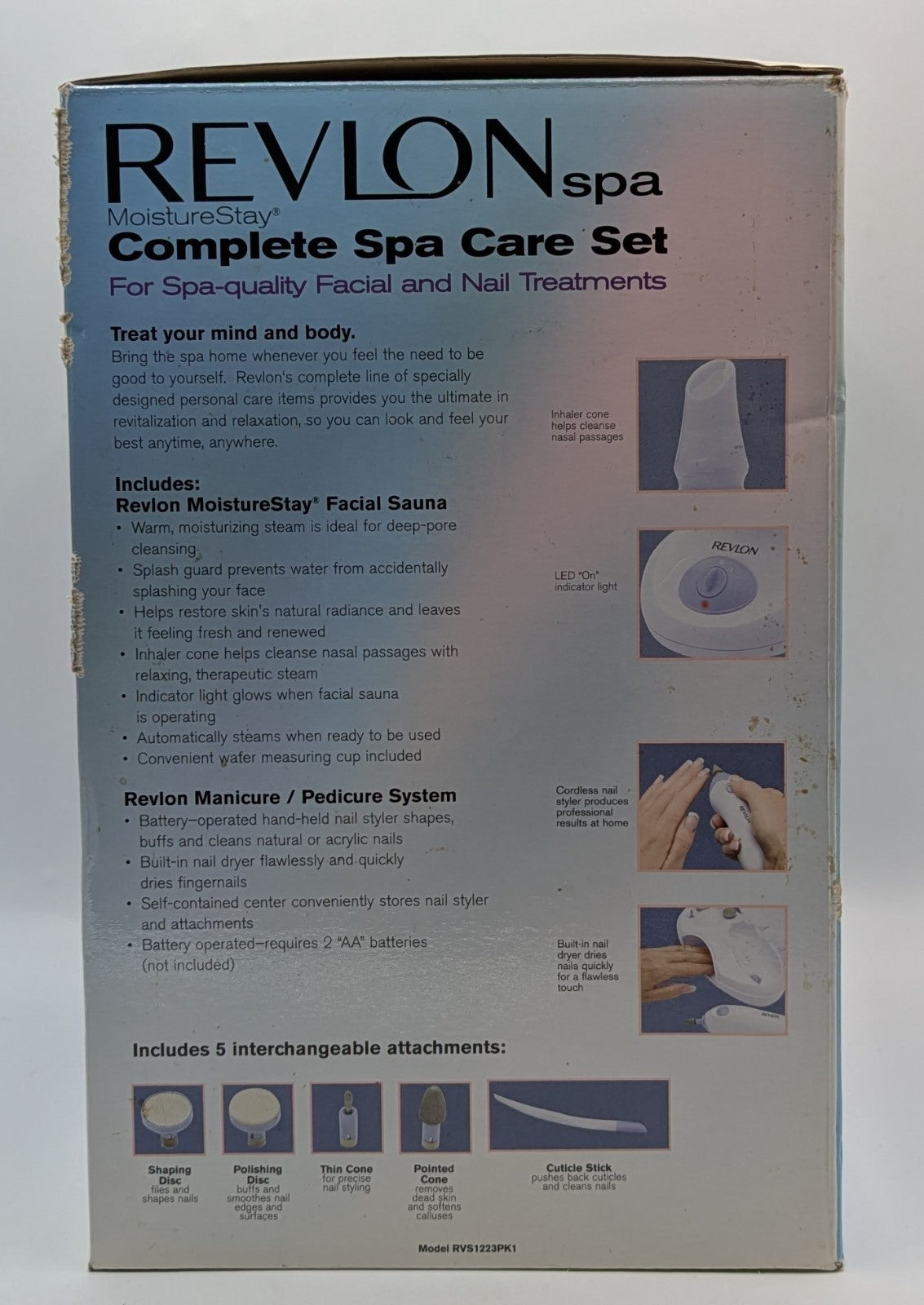 Revlon Spa MoistureStay Complete Spa Care for Facial and Nail Treatments