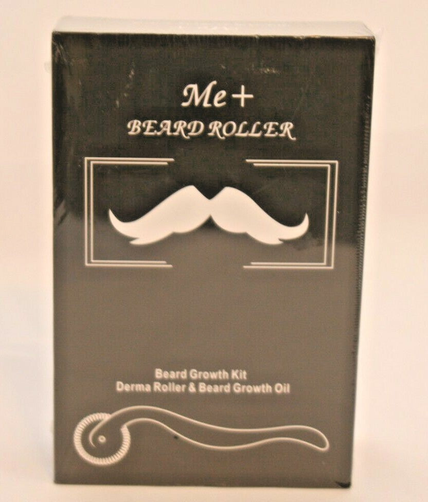 Beard Growth Kit with Derma Roller & Oil