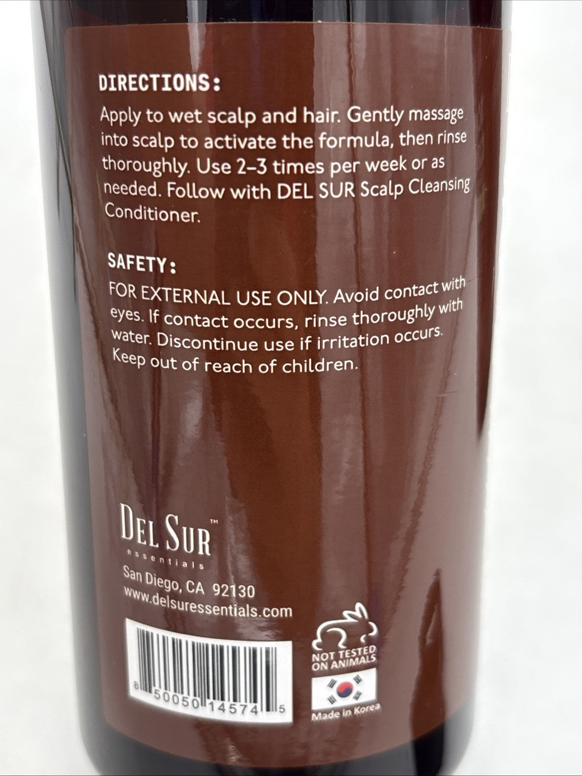 Del Sur Scalp Shampoo & Conditioner Set 16 oz Oil Control Salicylic Acid 2 Pack