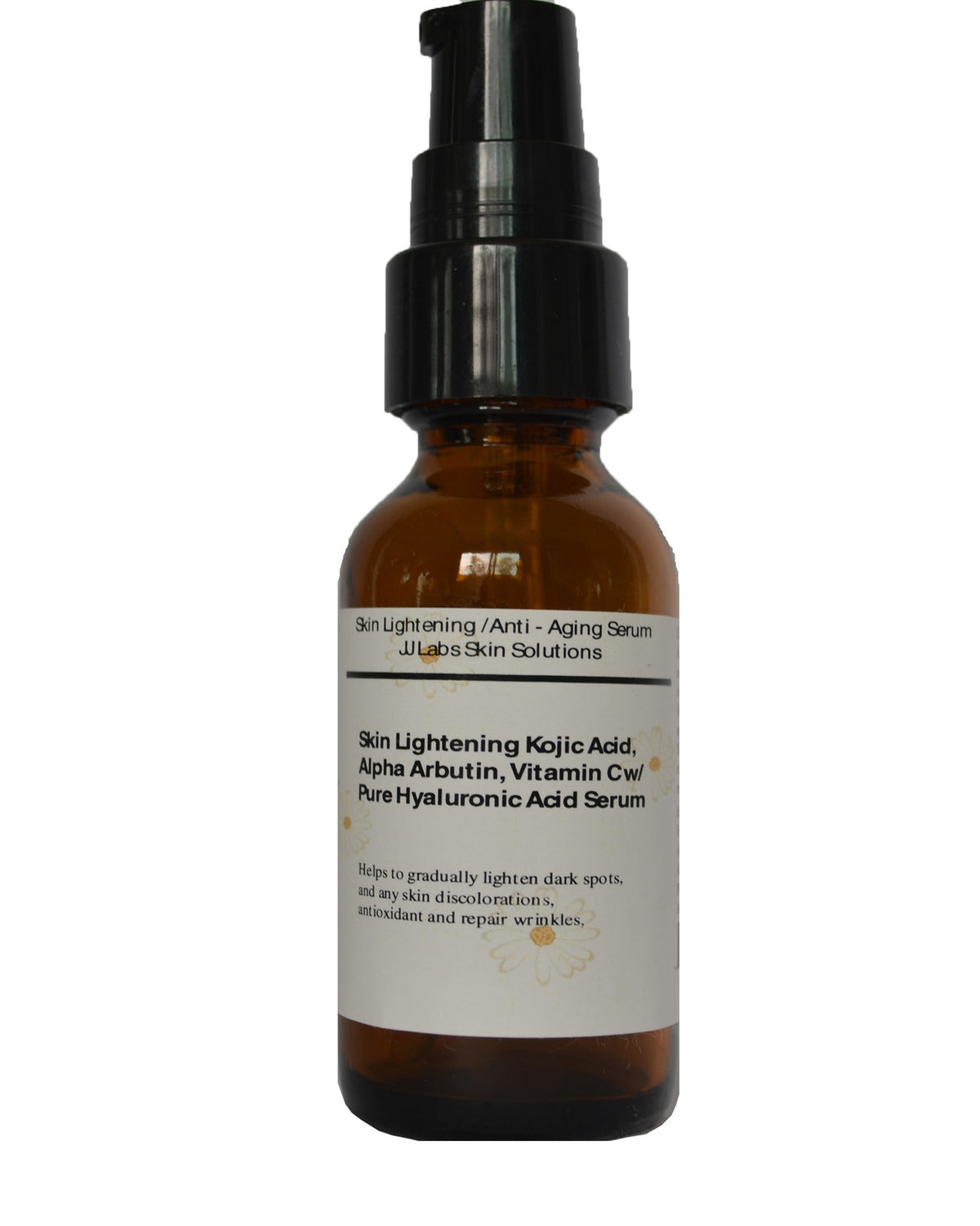 Skin Lightening & Anti-Aging Serum with Kojic Acid, Arbutin, Vitamin C & Hyaluronic Acid