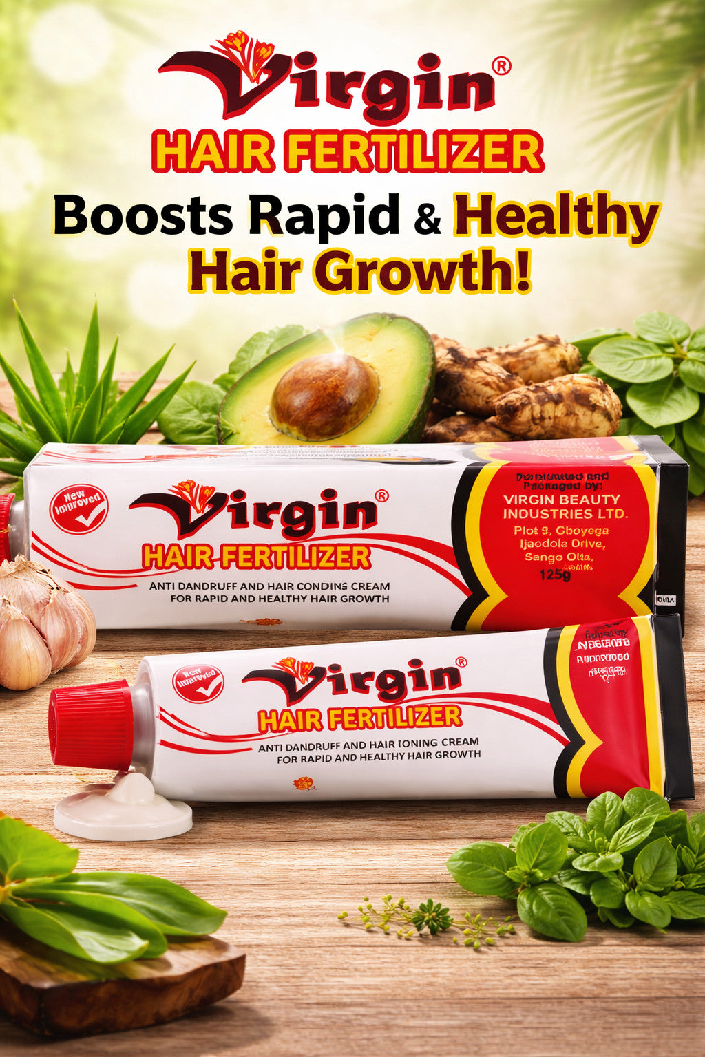 Hair Fertilizer Anti-Dandruff Conditioning Cream 125g