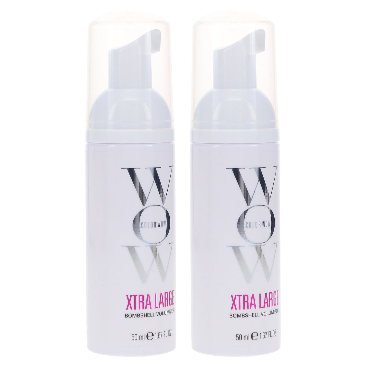 Large Volumizing Hair Foam - 1.67 oz Pack of 2 for Thick Glossy Locks