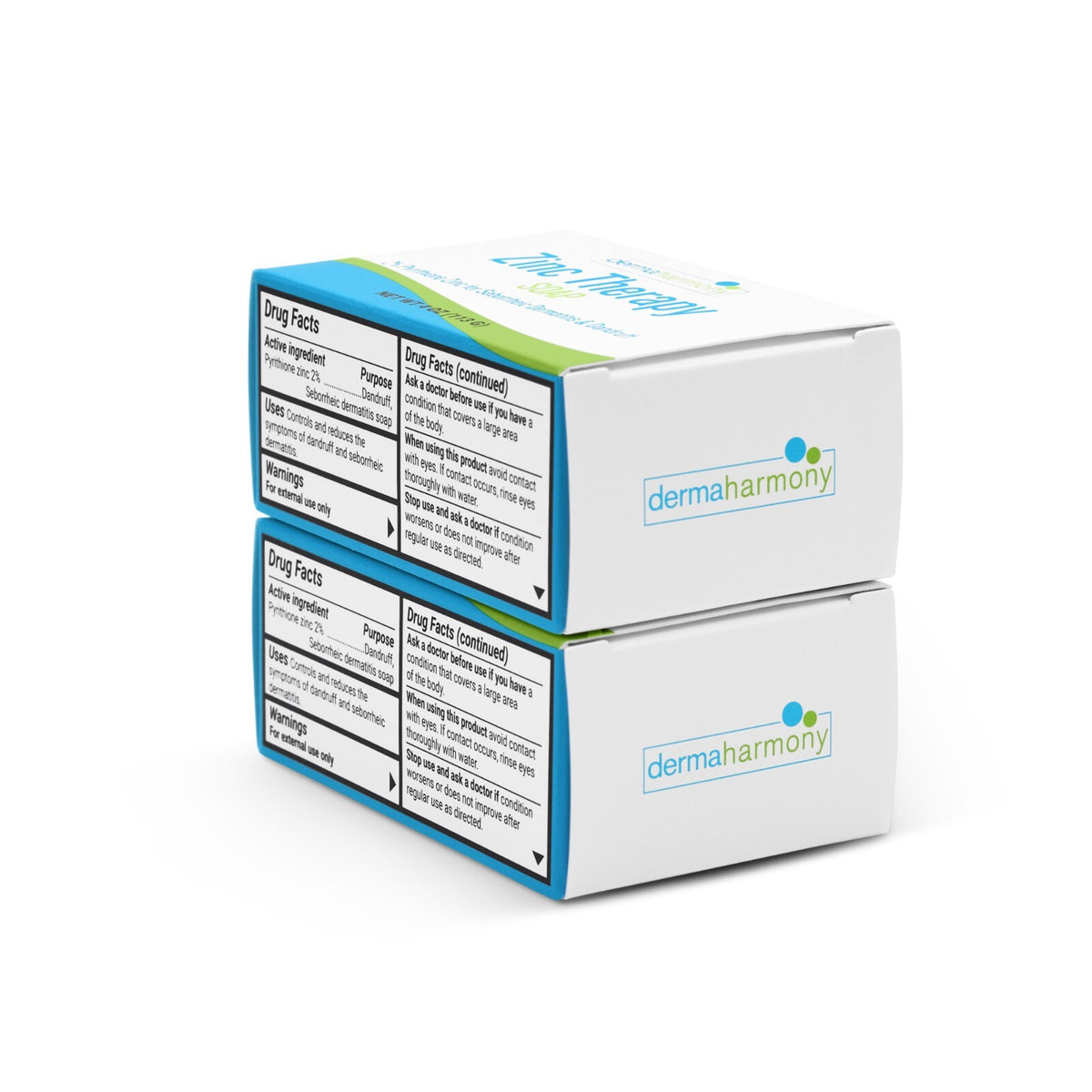 2% Pyrithione Zinc Bar Soap - 4 oz (2 Bars)