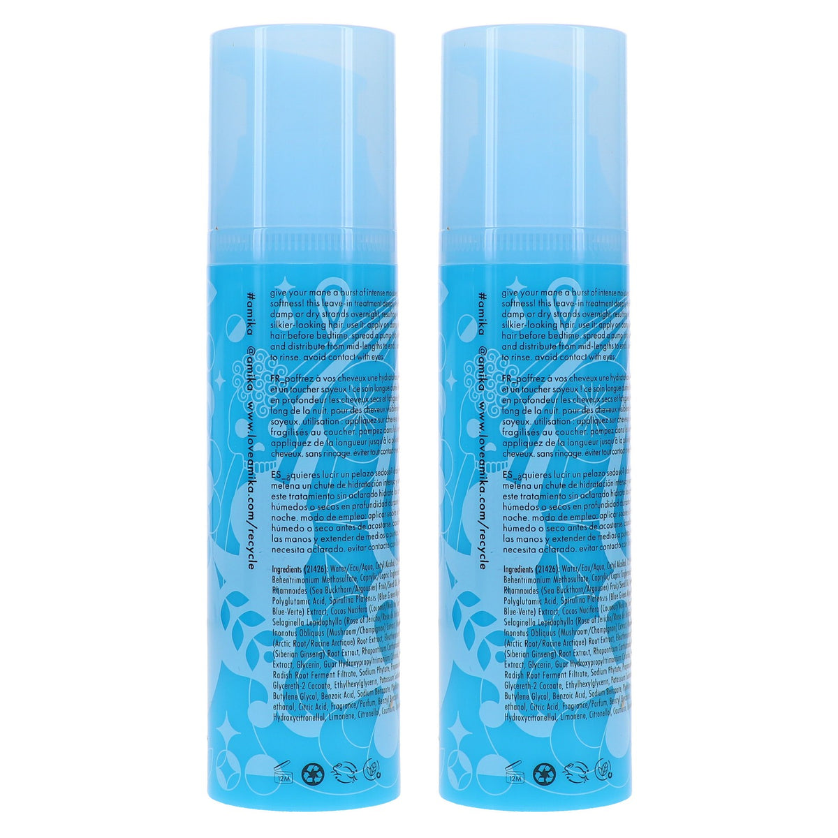 Overnight Hair Hydration Treatment Set - 2 Pack, Deep Conditioning, Hydrating Mask for Soft, Luminous Hair
