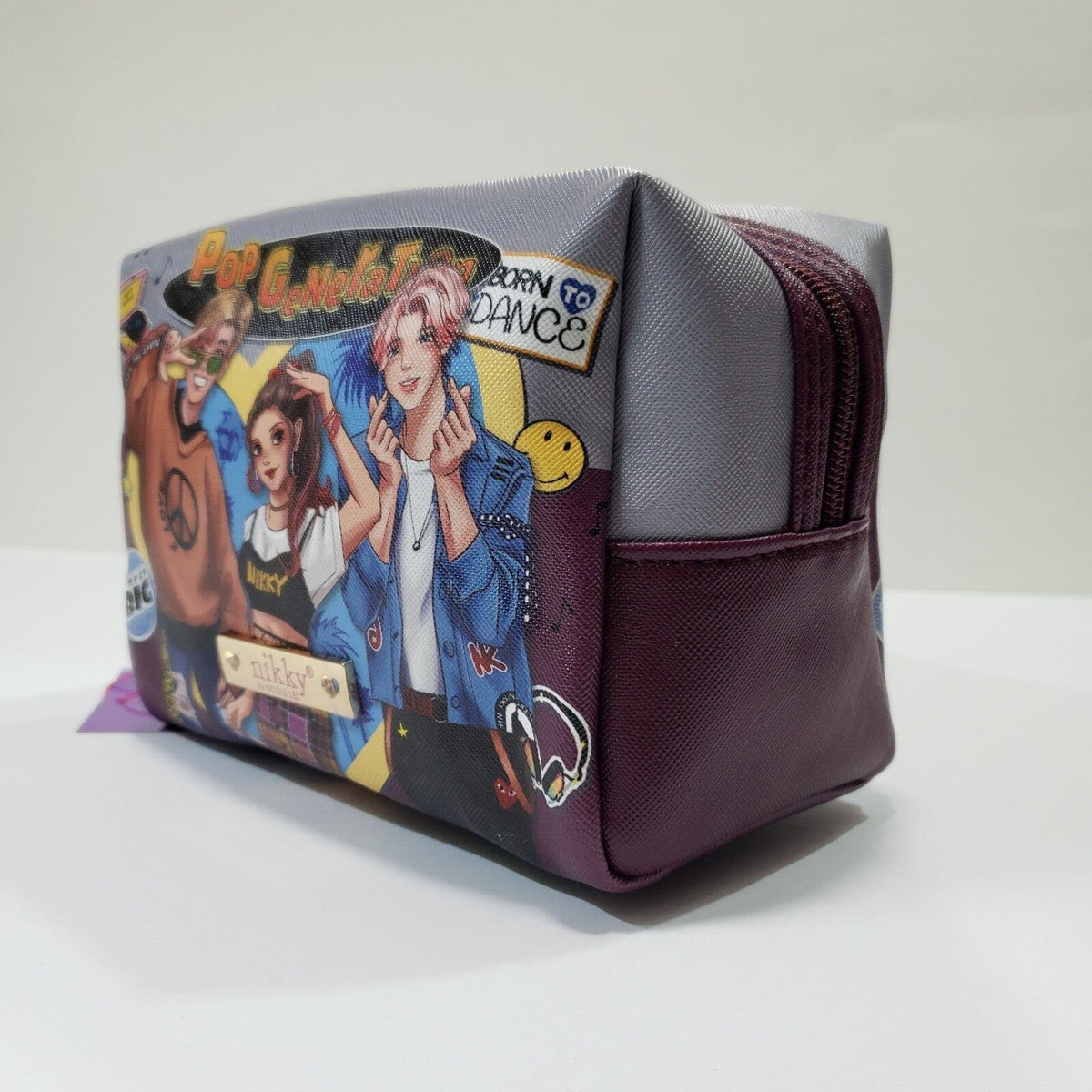 Nicole Lee Cosmetic Bag - Travel Makeup Organizer, Stylish Compact Design
