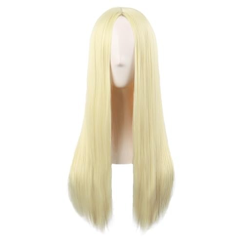 Long Straight Synthetic Wig - Heat Resistant & Elegant 28 Inch Style
