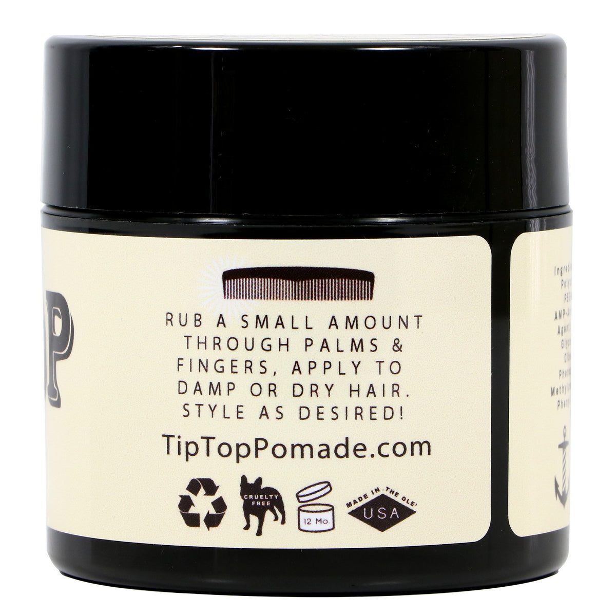 Water Based Hair Pomade 4.25oz Pack of 3 Medium Shine & Hold Styling