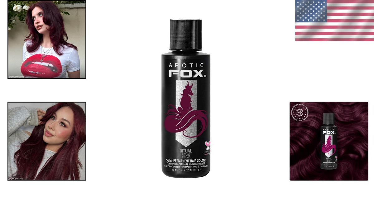 Burgundy Semi-Permanent Hair Dye - Conditioning Formula, 4 fl oz