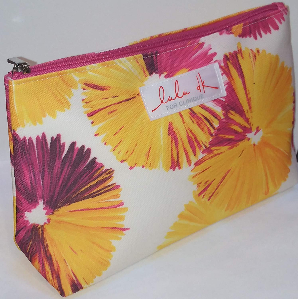 Clinique Flowers Cosmetic Travel Case Bag - 10x6x3 Inches