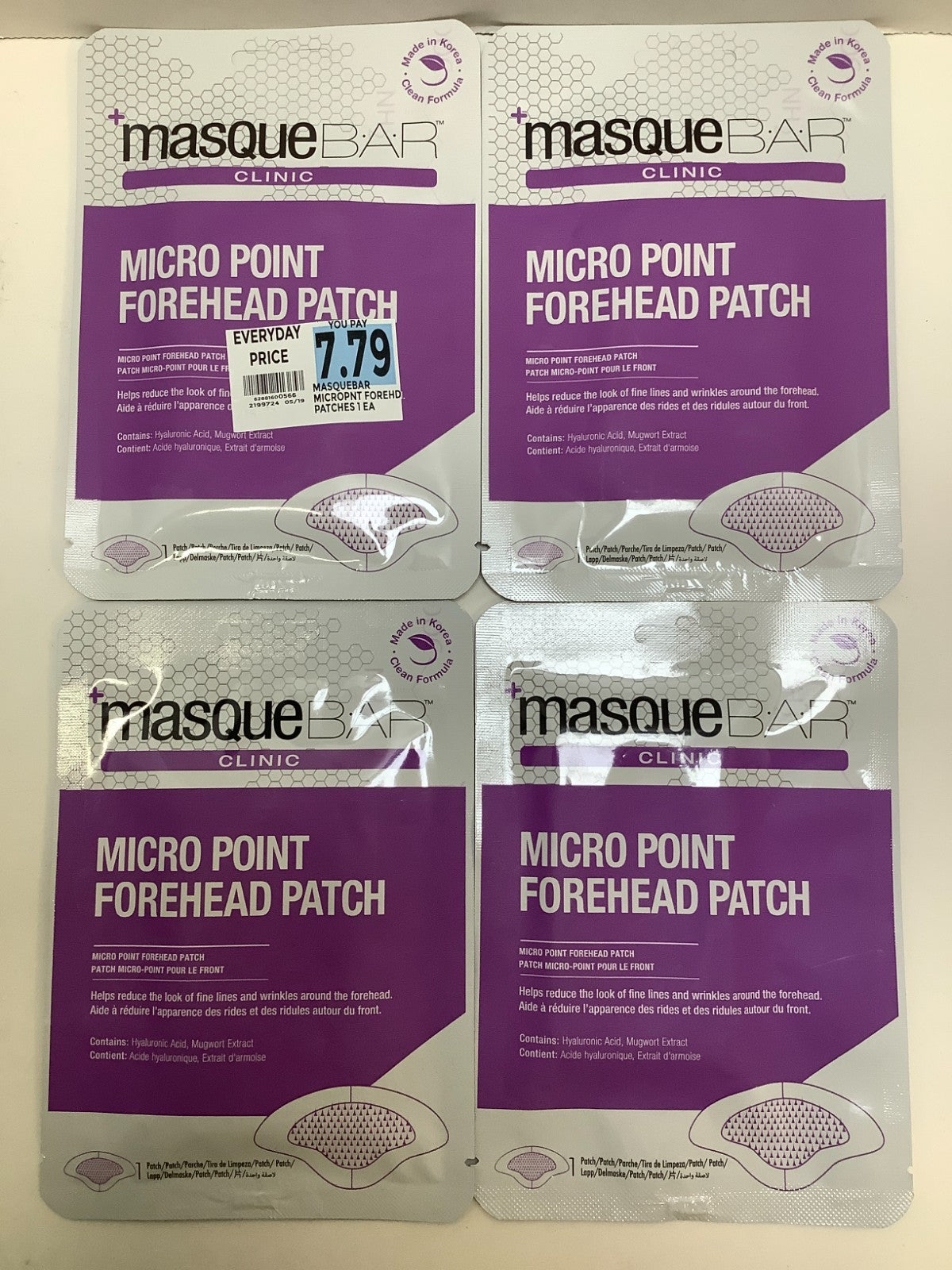 Micro Point Forehead Patch - 4 Pack