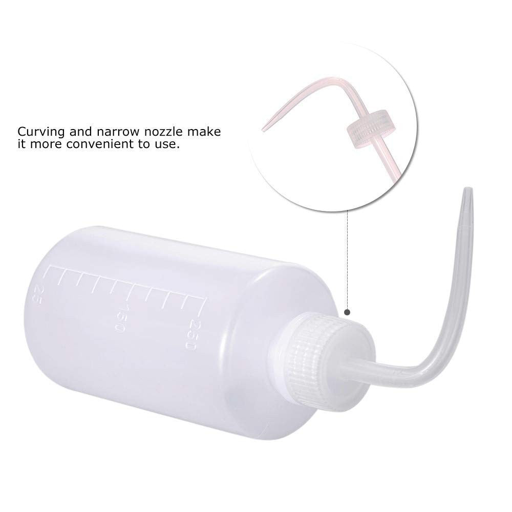 2-Pack Plastic Watering Bottles 250ml for Plants Succulents & Cacti