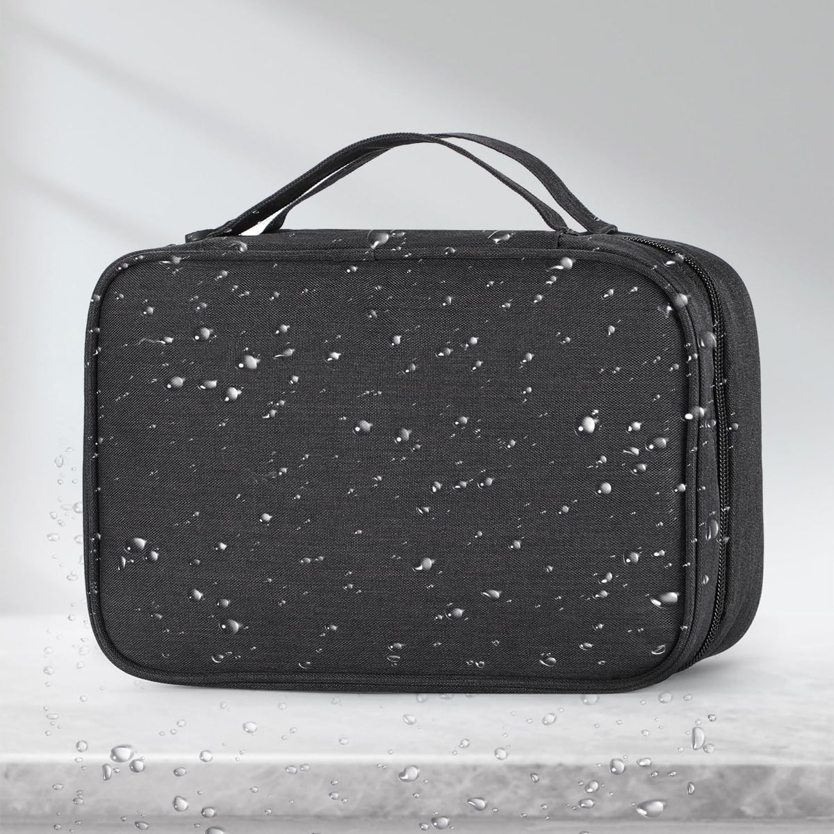 Waterproof Travel Toiletry Bag for Men & Women - Compact Hanging Organizer