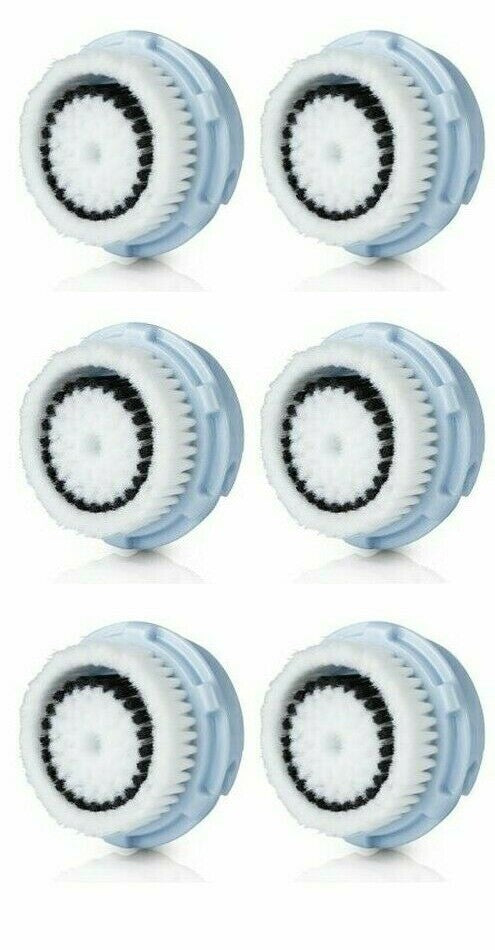 6-Pack Facial Cleansing Brush Heads Replacement for Clarisonic Mia Aria Smart Pro