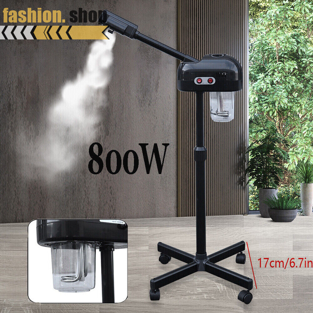 Black Professional Salon Spa Ozone Facial Steamer Beauty Equipment