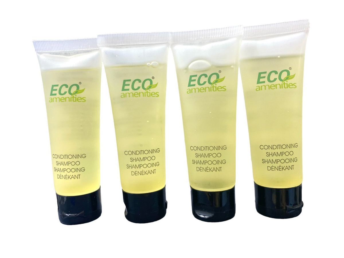 Travel Size Shampoo and Conditioner Set - Eco-Friendly 4-Pack, 1 oz Each