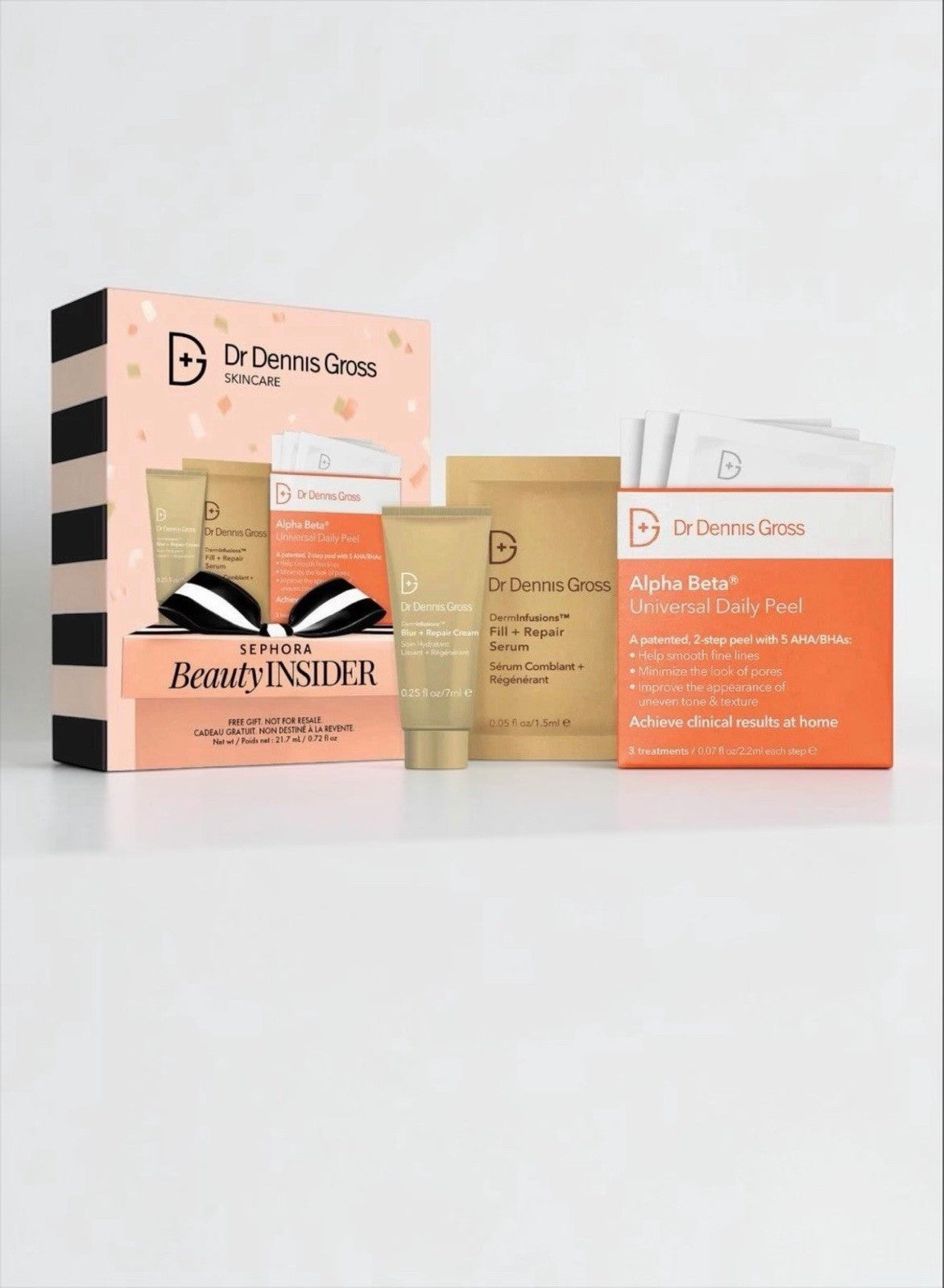 Skincare Gift Set with Alpha Beta Peel Serum & Repair Cream - Dr Dennis Gross