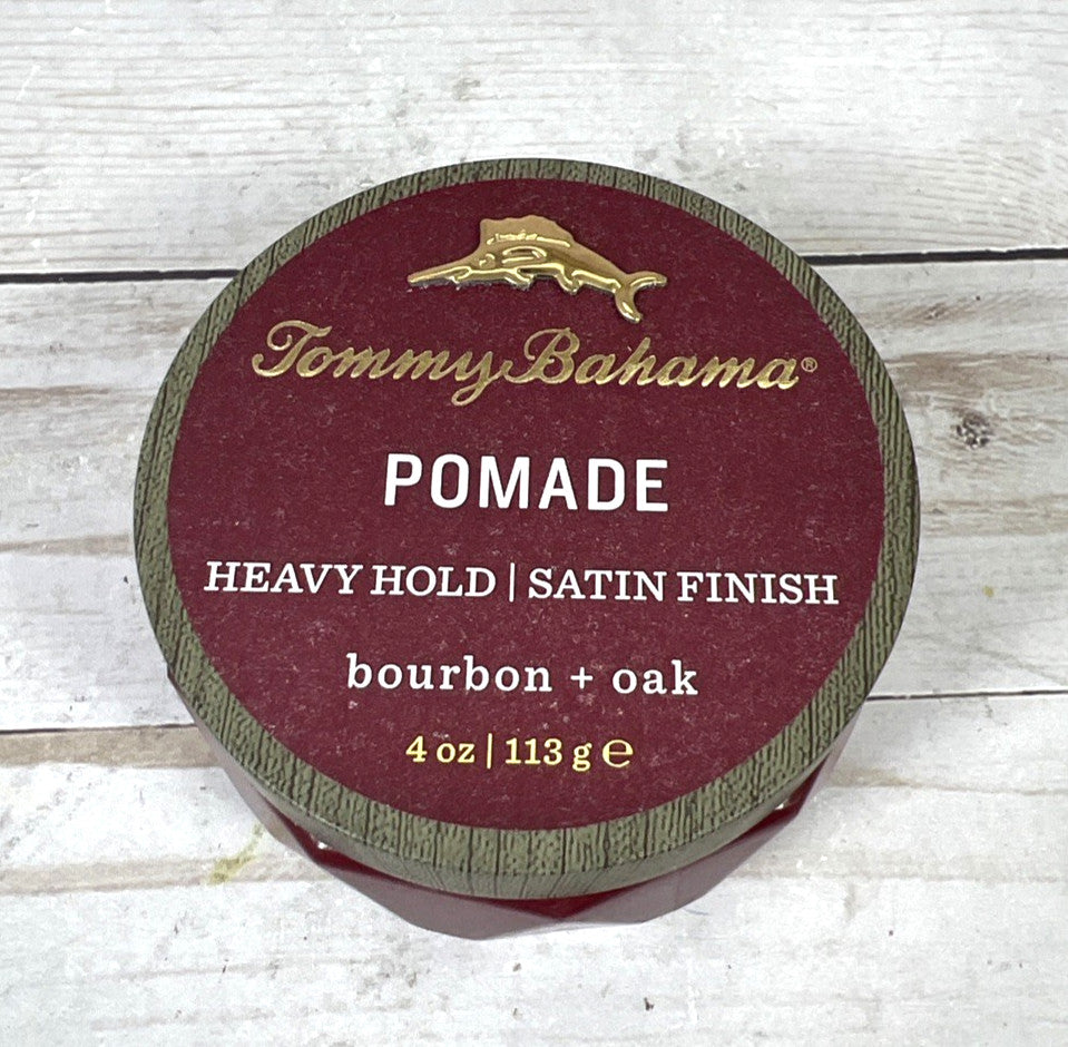 Heavy Hold Satin Finish Hair Pomade Bourbon Oak 4oz - Styling Gel for Men & Women
