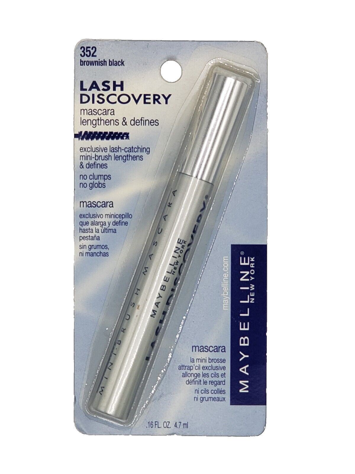 Maybelline Lash Discovery Mascara Lengthens & Defines - Brownish Black 352