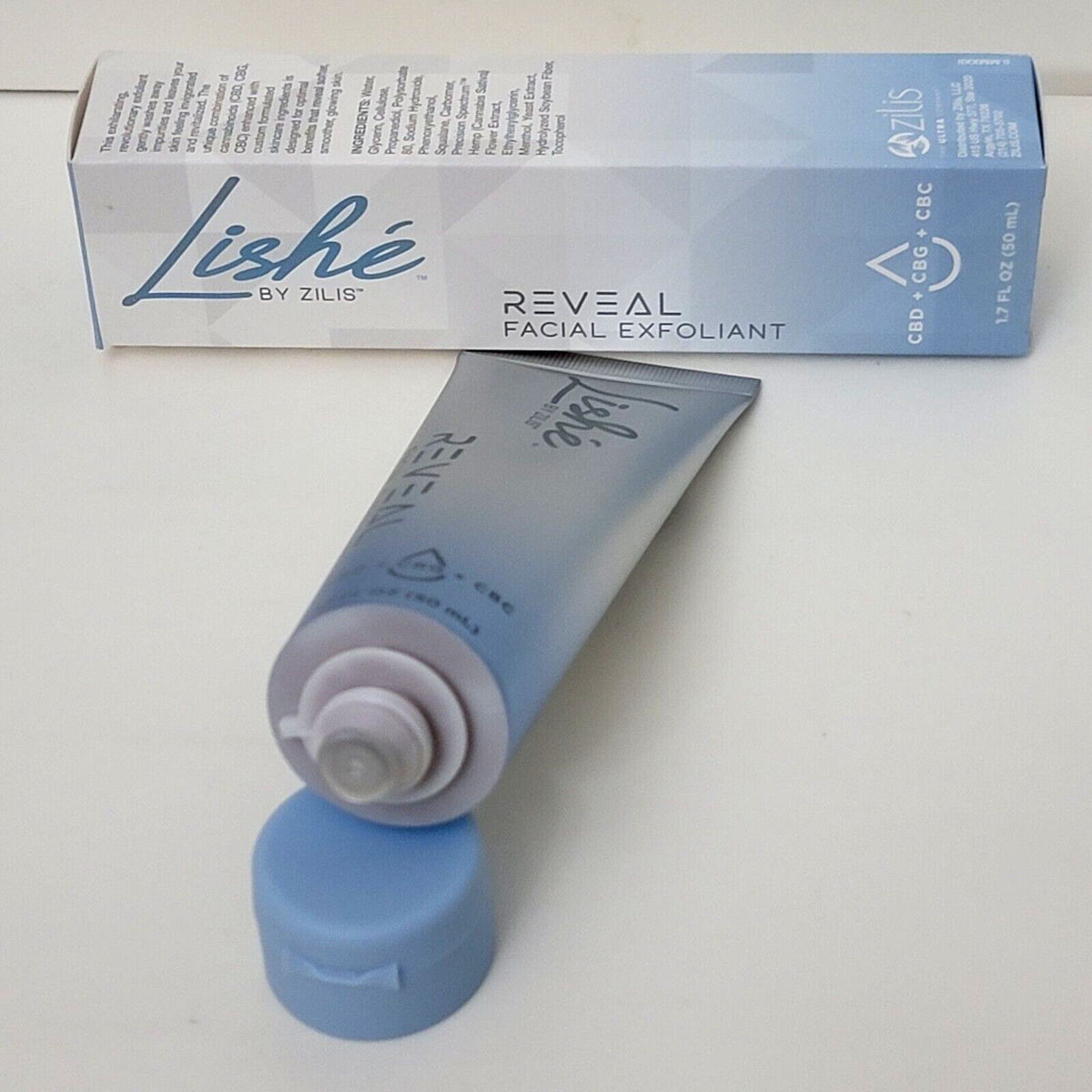 Lishe by ZILIS REVEAL FACIAL EXFOLIANT 1.7 fl oz SEALED NEW IN A BOX