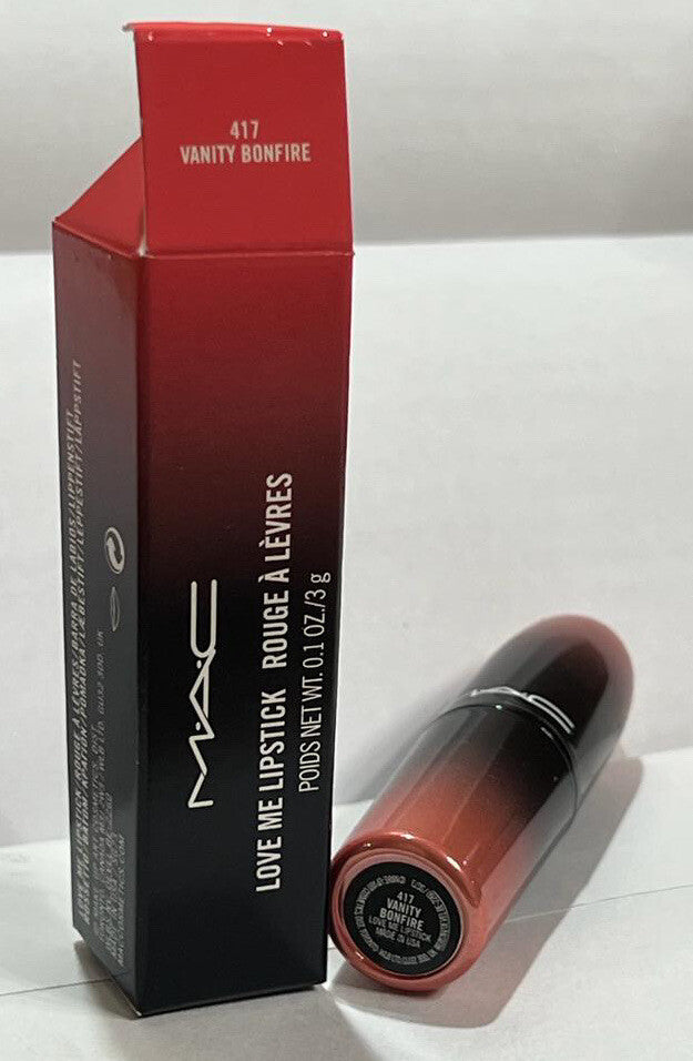 Lipstick - MAC Love Me Lipstick 417 Vanity Fire Discontinued New In Box