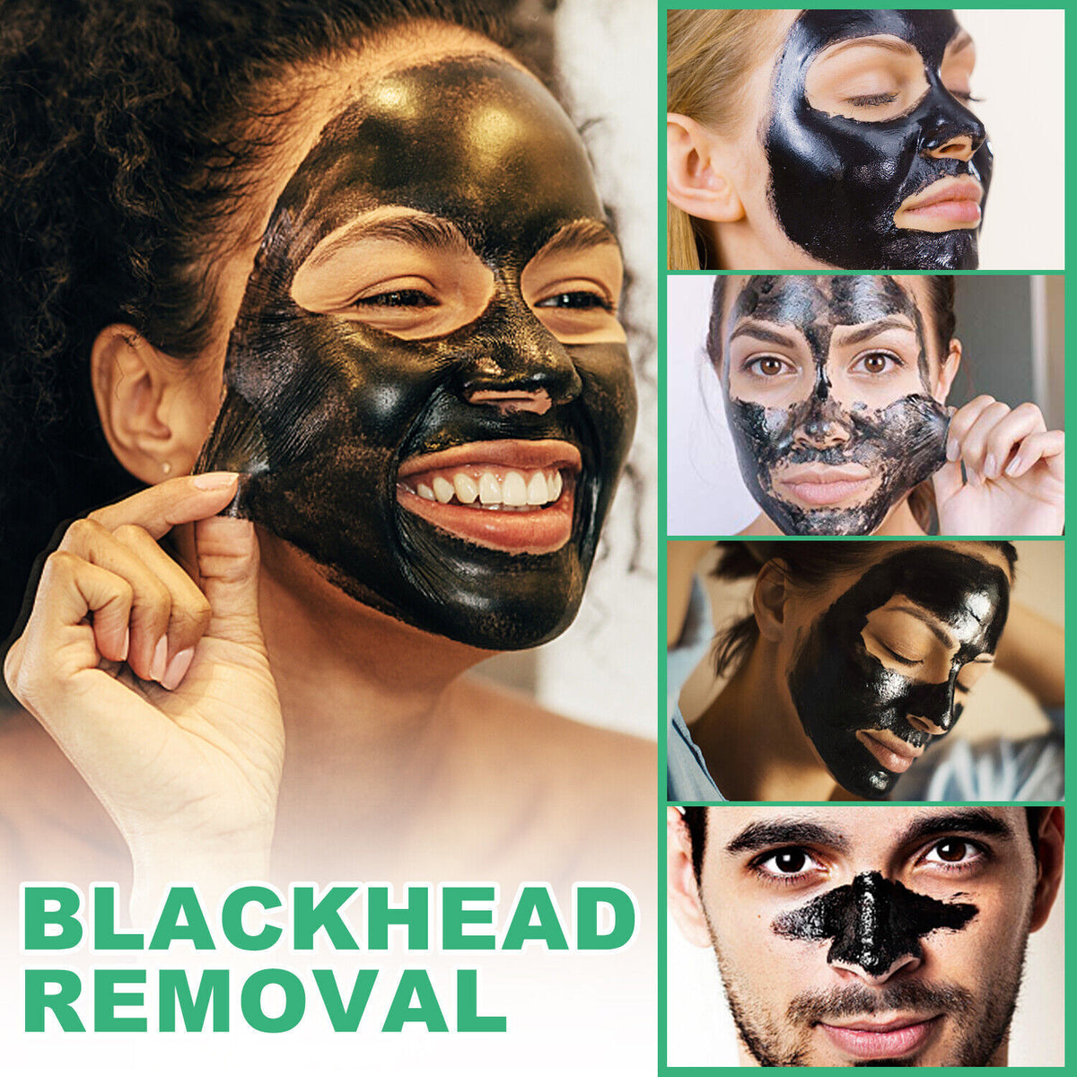 Charcoal Peel-Off Mask for Acne & Blackhead Removal