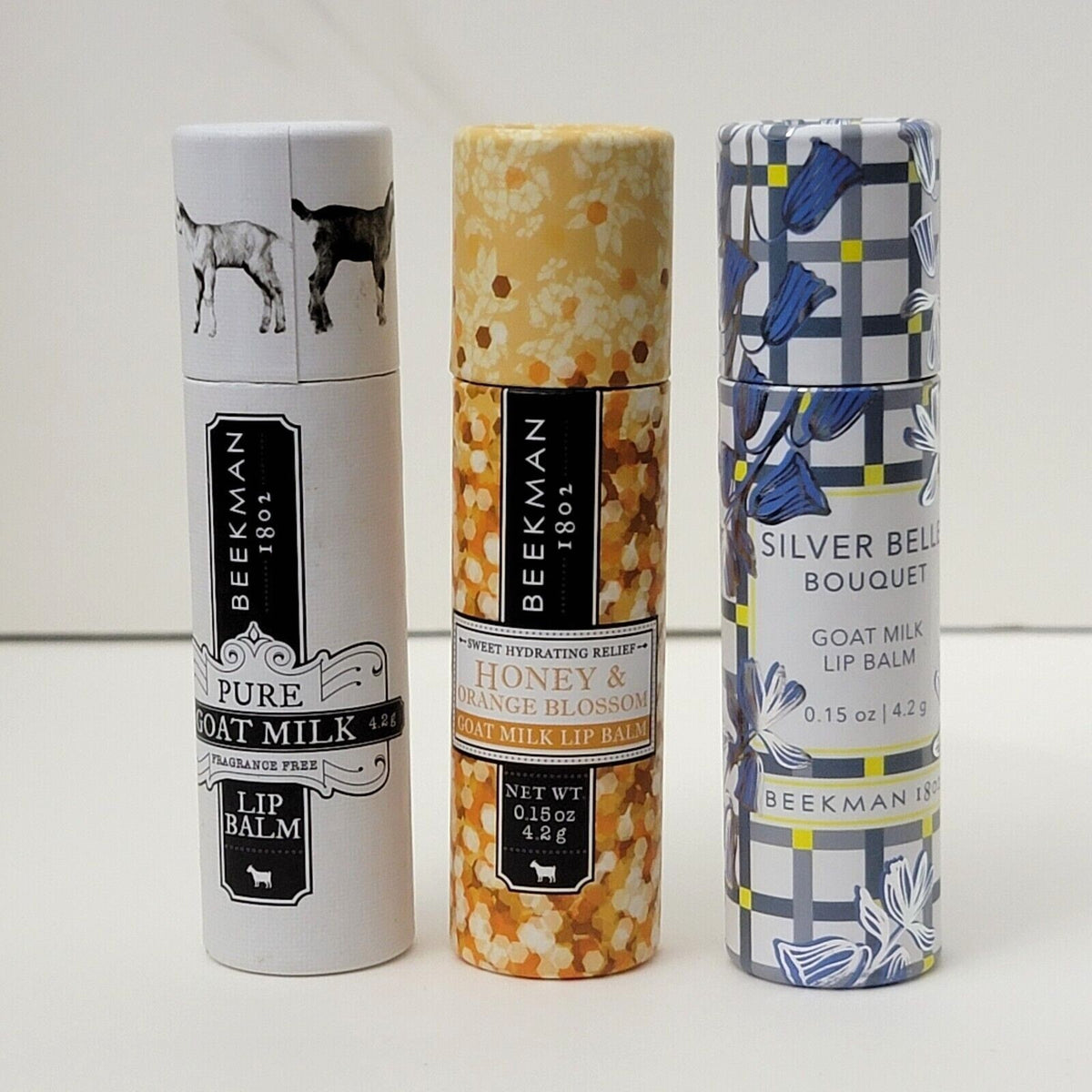 Assorted Lip Balm Set - Hydrating & Tinted Options, 3-Pack