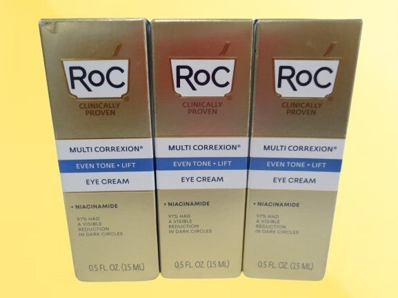RoC Multi Correxion Even Tone + Lift Eye Cream Set - 0.5 oz x 3