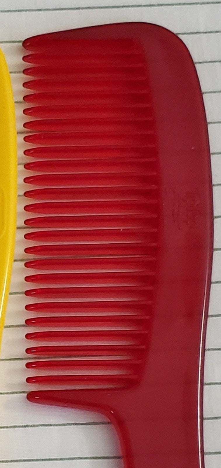 Vintage Tip Top Unbreakable Hair Combs Set - 8 Inch Styling Picks