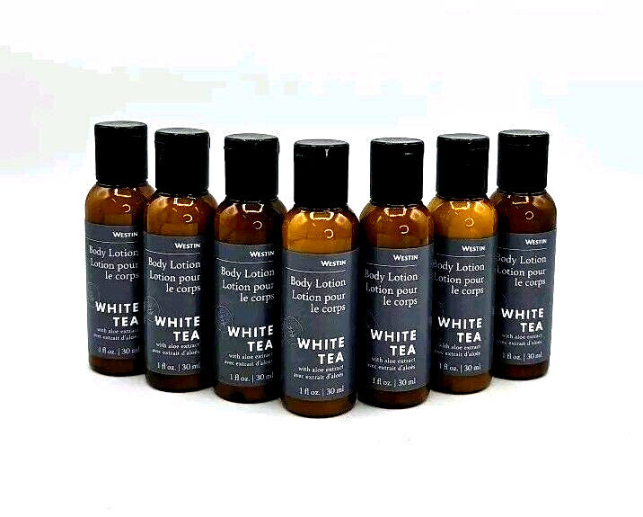 White Tea Body Lotion Travel Size - 7 Pack (1oz Each)