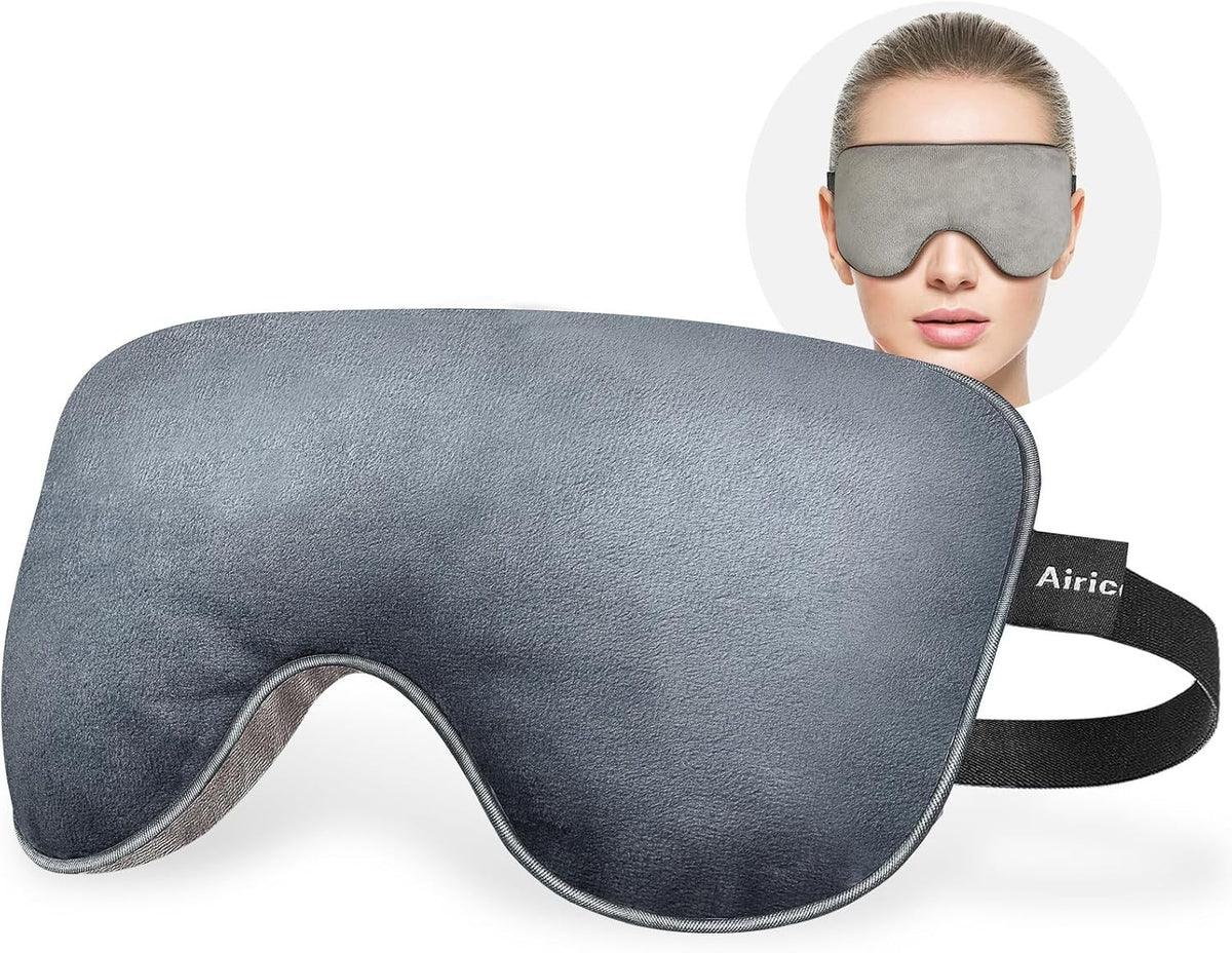 Microwavable Lavender Heat Eye Mask for Dry Eyes & Eye Relief